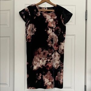 Floral Velvet Dress